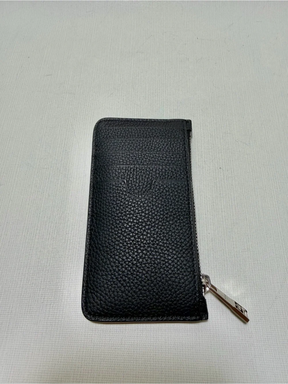 BALMAIN Monogram-Embossed Leather Cardholder